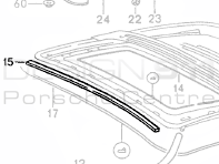 Sunroof Sealing. Porsche 911 / 964 / 993